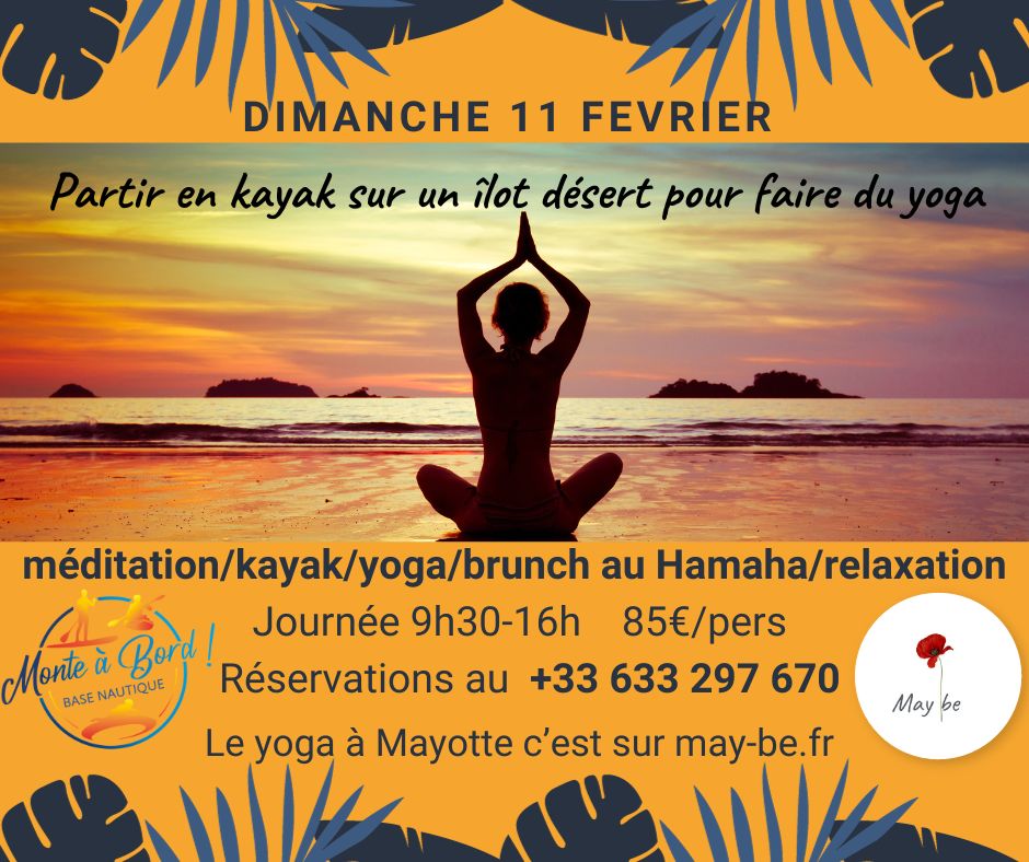 journée atelier yoga kayak brunch Hamaha