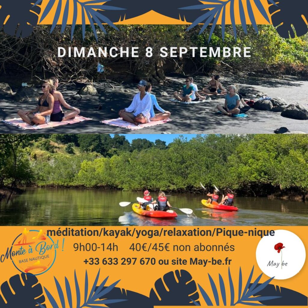 Sortie yoga kayak du 8 septembre