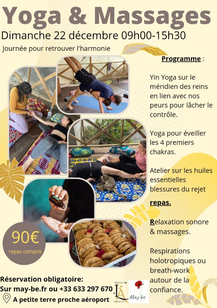 journée yoga massages le 22/12/24