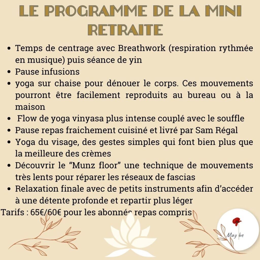 programme mini retraite